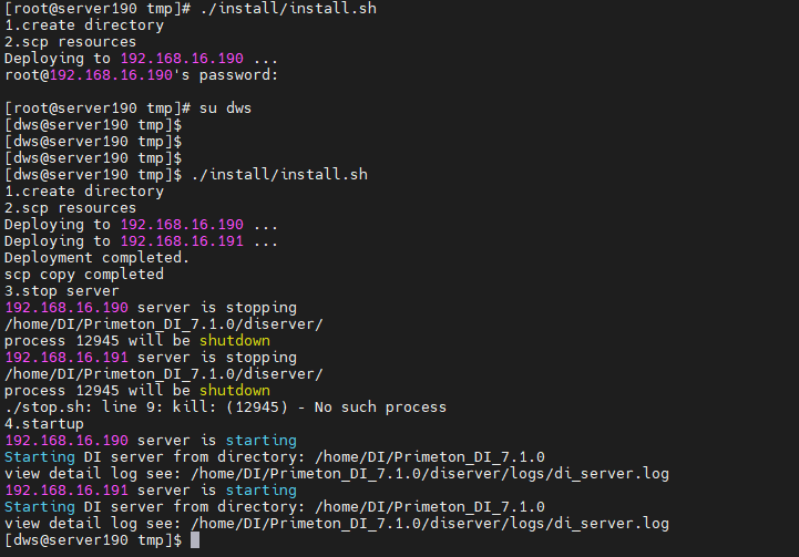 DI-install-cluster